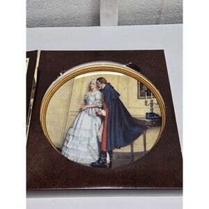 Knowles Colonials The Rarest Rockwell's The Unexpected Proposal Plate